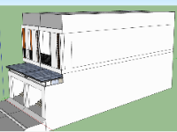 Nhà phố 2 tầng,model Nhà phố 2 tầng,File su Nhà phố 2 tầng,model sketchup Nhà phố 2 tầng,file su Nhà phố 2 tầng