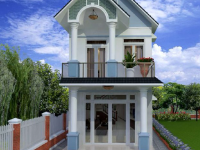 Nhà phố 2 tầng mái thái 5x17m