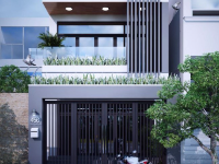 Nhà phố 3 tầng 3d max