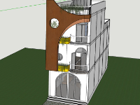 Nhà phố 3 tầng 5x18.5m file su