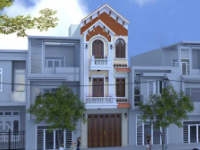 Nhà phố 3 tầng,cad nhà phố 3 tầng,file cad nhà phố 3 tầng