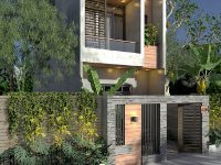 Nhà phố 3 tầng sketchup đẹp mới