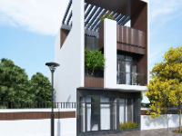 Nhà phố 3 tầng sketchup đẹp nhất