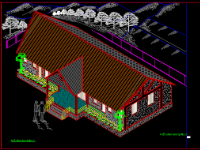 Nhà quản lý 450m2 kích thước 8.9x19.5m kiến trúc và nội thất đầy đủ