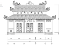 Nhà thờ họ 6.2x9.8m file cad