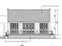Nhà thờ họ file autocad hạng mục kiến trúc