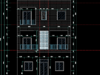 Nhà trọ 3 tầng 9.5x15.5m (full hồ sơ thi công kiến trúc, kết cấu, điện nước)