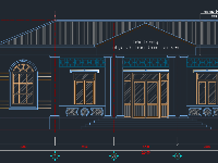 Nhà vệ sinh,nhà văn hóa thôn,Nhà văn hóa Autocad