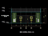 Nhà vệ sinh,nhà vệ sinh ngoài trời,Bản vẽ nhà vệ sinh,Nhà vệ sinh 2.5x7.3m,Thiết kế nhà vệ sinh,Autocad thiết kế nhà vệ sinh