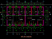 Nhà vệ sinh,khu vệ sinh,Bản vẽ nhà wc,nhà wc 4.5x9m,thiết kế nhà vệ sinh trường học