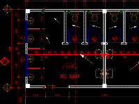 Nhà vệ sinh công cộng bao gồm Bản vẽ cad + kết cấu + dự toán