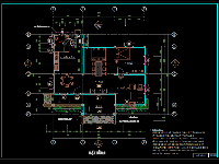 Nhà vườn 1 tầng lợp ngói 3 gian diện tích 100m2 (Hồ sơ thiết kế bản vẽ thi công)