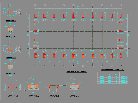 không cột giữa,nhà xưởng 27x54m,bản vẽ nhà xưởng,kết cấu kiến trúc nhà xưởng,nhà xưởng khẩu độ 27m