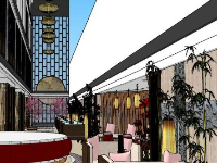 sketchup quán cafe,quán cafe file sketchup,file sketchup quán cafe,model sketchup quán cafe,nội thất quán cafe