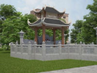 Phối cảnh 3dsmax vray thiết kế 3d lăng mộ