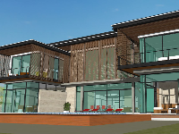 biệt thự 2 tầng,phối cảnh biệt thự 2 tầng,sketchup phối cảnh 2 tầng,model sketchup biệt thự 2 tầng,thiết kế biệt thự 2 tầng