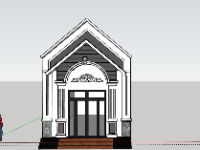 nhà cấp 4,kiến trúc nhà cấp 4,phối cảnh nhà cấp 4,sketchup bản vẽ nhà cấp 4