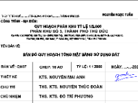 Quy hoạch phân khu Thủ Đức (Phân khu số 3)