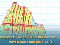 Quy hoạch sử dụng đất huyện Cao Lãnh Đồng Tháp tầm nhìn 2030