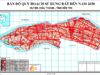 Quy hoạch sử dụng đất huyện châu thành tiền giang tầm nhìn 2030
