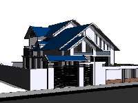 kiến trúc biệt thự,Revit biệt thự,Bản vẽ biệt thự,revit biệt thự