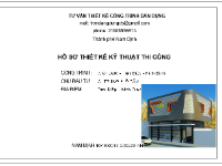 Revit Hồ sơ thiết kế kỹ thuật thi công nâng cấp quán cafe 2 tầng