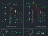 shopdrawing chi tiết thép cột,chi tiết thép cột,bản vẽ thép cột