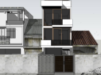 Sketchup 2016 & Vray Nhà Phố . Full setting, ánh sáng, vật liệu