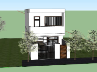 mẫu nhà 2 tầng,model su nhà phố 2 tầng,thiết kế nhà phố 2 tầng