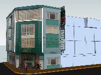 Phòng khám,Phòng khám Sketchup,Sketchup phòng khám Đa khoa