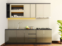SU2018 - Vray3.6  thiết kế tủ bếp như hình