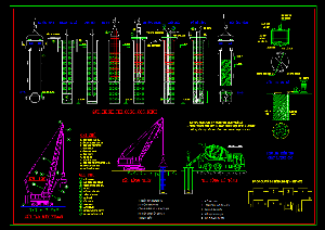 Tài liệu biện pháp thi công phần ngầm: Cọc nhồi, tường baret, topdown GS.Lê Kiều (Autocad + thuyết minh)