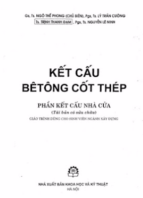 Tài liệu Kết cấu bê tông cốt thép - Phần kết cấu nhà cửa