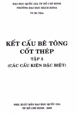 Tài liệu Kết cấu bê tông cốt thép tập 3