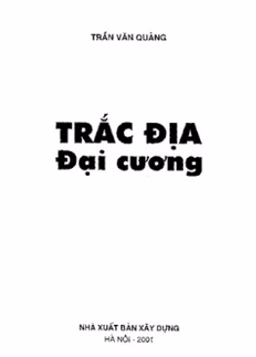 Tài liệu kết cấu,Tài liệu Trắc địa đại cương,file pdf,giáo trình trắc địa đại cương pdf