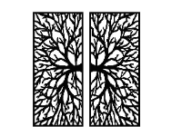 Tải mẫu Cổng cây cnc file dxf mới nhất