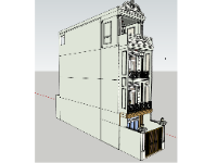 file sketchup nhà phố 4 tầng,model su nhà phố 4 tầng,file su nhà phố 4 tầng,nhà phố 4 tầng file su