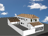 sketchup nhà ở 2 tầng,mẫu nhà 2 tầng,nhà ở 2 tầng,file 3d nhà ở 2 tầng,model 3d nhà ở 2 tầng