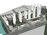 Tải model sketchup Nhà cao tầng - High-rise buildings