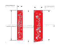 Tấm cửa cổng cnc file dxf