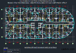 Tập bản vẽ hoàn công hạng mục cấp điện chung cư cao 17 tầng