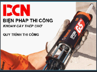 Thi công khoan cấy thép chờ bê tông - Ramset epcon G5 pro