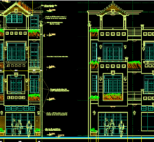 Thiết kế 2 mẫu nhà mặt phố ở thành phố Vũng Tàu rộng 4,5m và rộng 9m