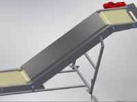Thiết kế 3D băng tải nghiên 2 tầng (cung cấp file step)