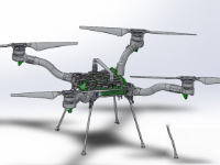 Thiết kế 3D máy bay drone mini (cung cấp file step)