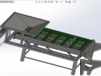 Thiết kế 3D Sàng rung 3 tầng (cung cấp file step)