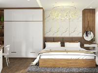 Thiết kế 3d sketchup mẫu phòng ngủ hiện đại