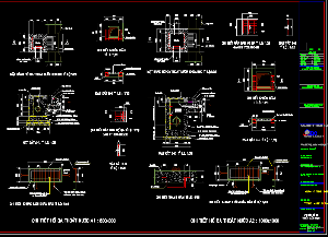 Thiết kế Autocad Hố ga thoát nước mưa