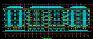 Thiết kế autocad kết cấu khu chung cư