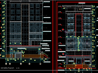 Thiết kế bản vẽ khách sạn Nha trang 10 tầng gồm kiến trúc và kết cấu